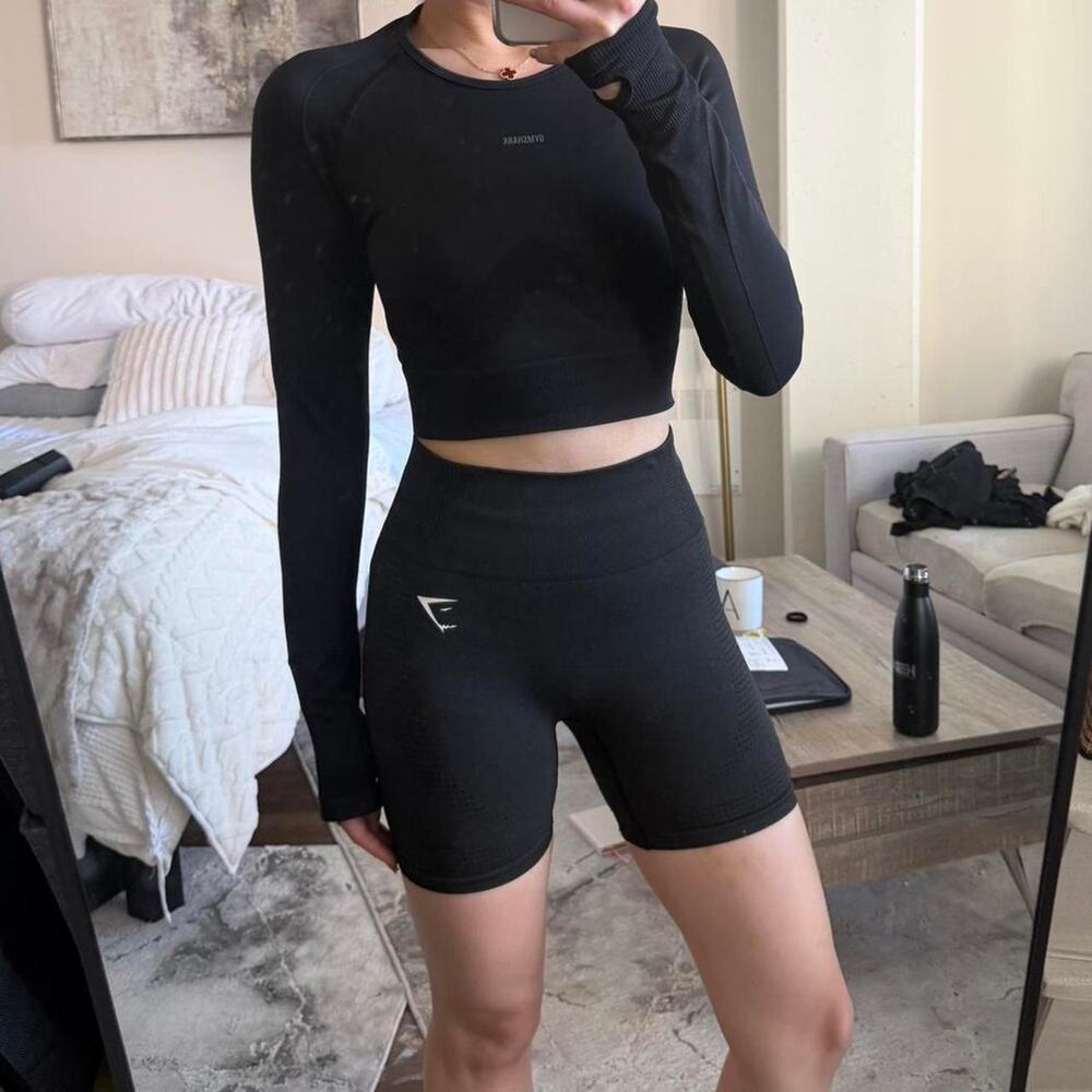 Gymshark biker shorts activewear gymwear